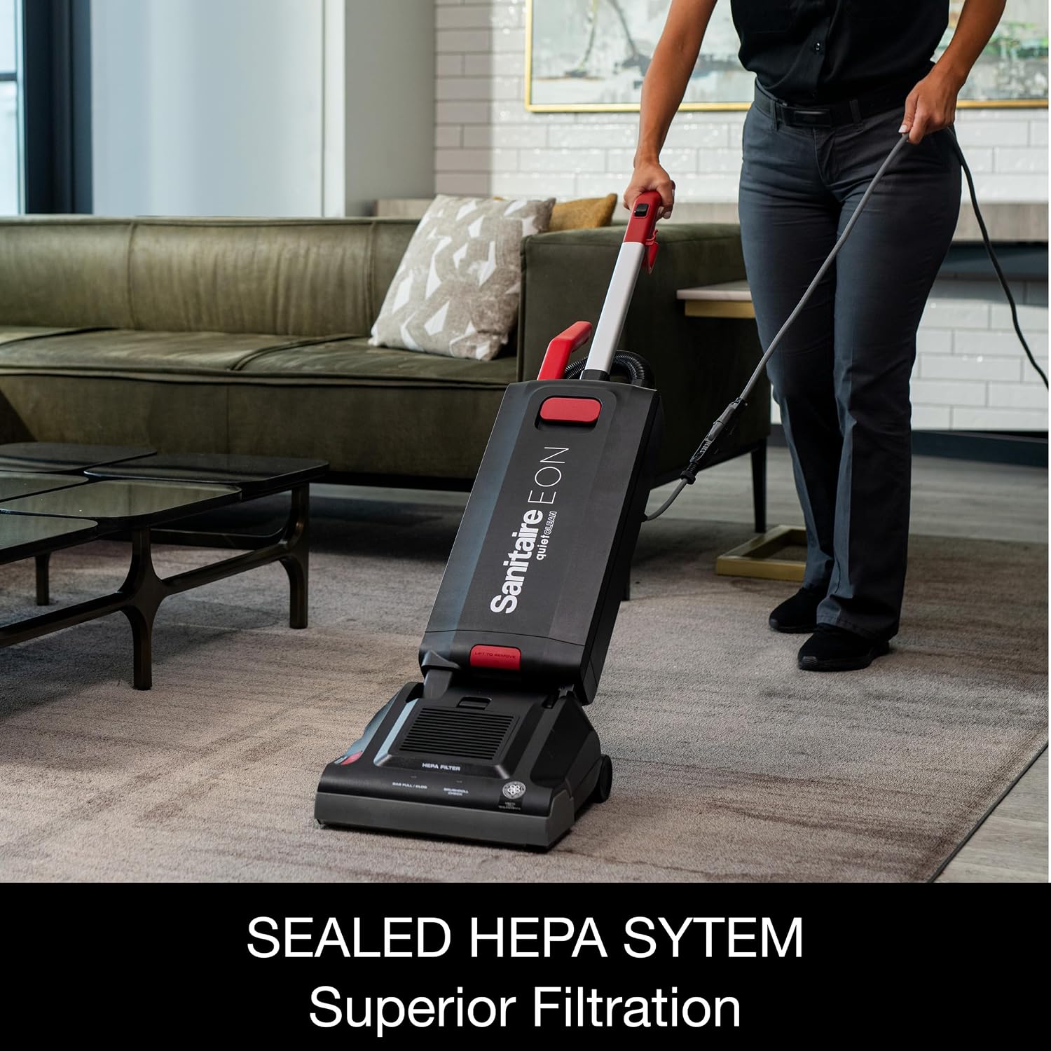 Sanitaire EON QuietClean Commercial Upright Vacuum, SC5500B