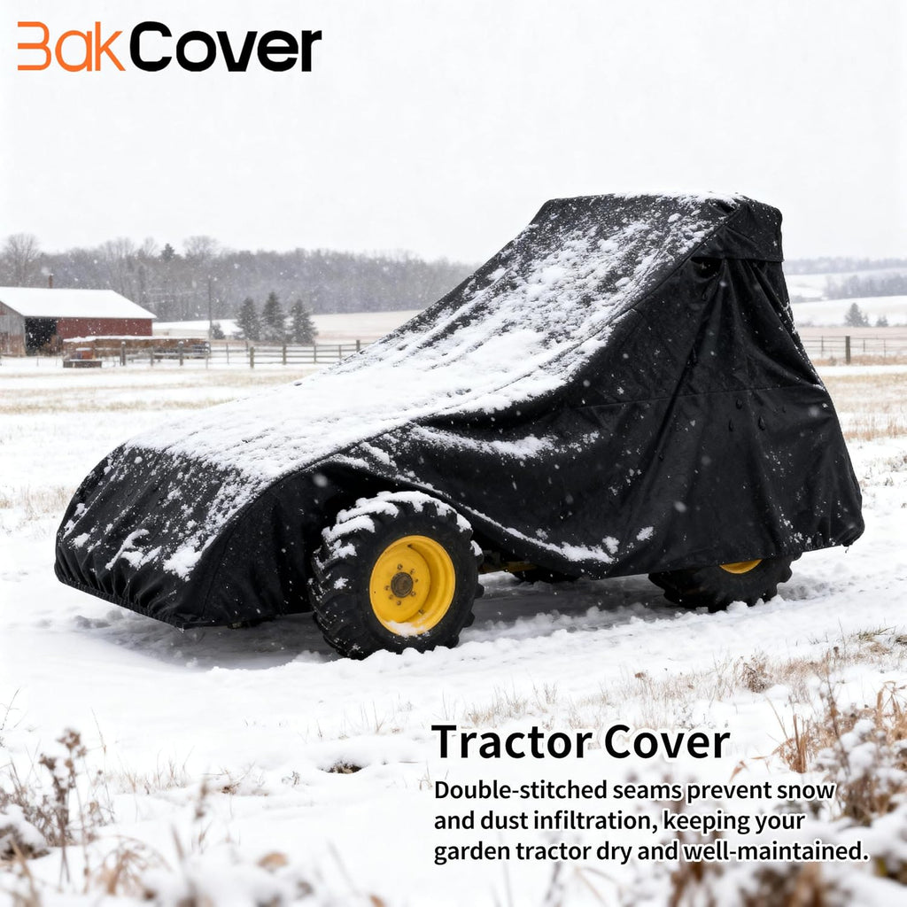 Tractor Cover, Utility Tractor Covers Waterproof Heavy Duty, Compatible with John Deere, Kubota, Mahindra, 600D Waterproof UV Protection Dustproof (189 L x 76 W x 86 H in)
