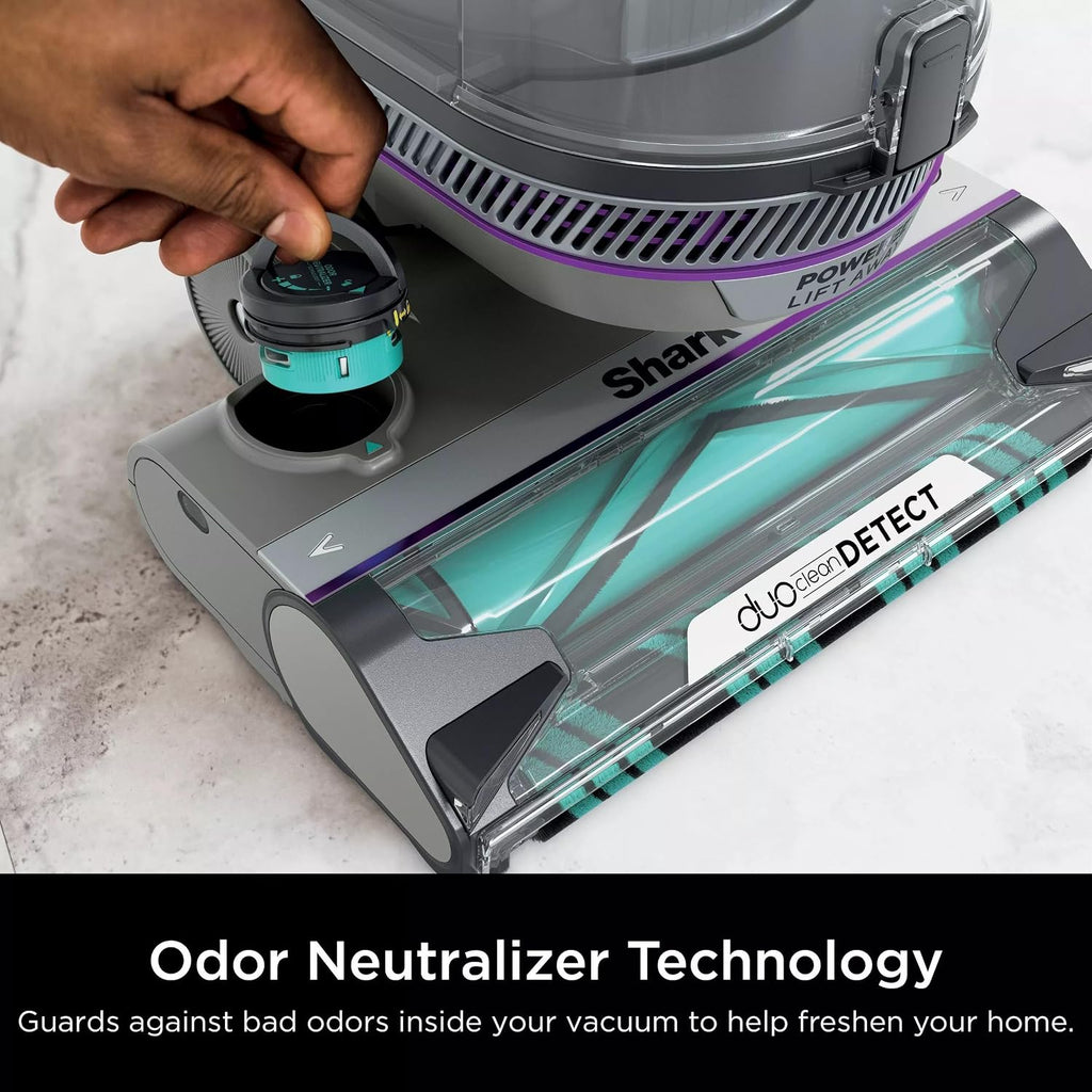 Shark AZ3901 POWERDETECT Upright Vacuum Cleaner with DuoClean Technology, Odor Neutralizer Technology, Powered Lift-Away, Self Cleaning Brushroll, Anti-Allergen Complete Seal (Renewed)