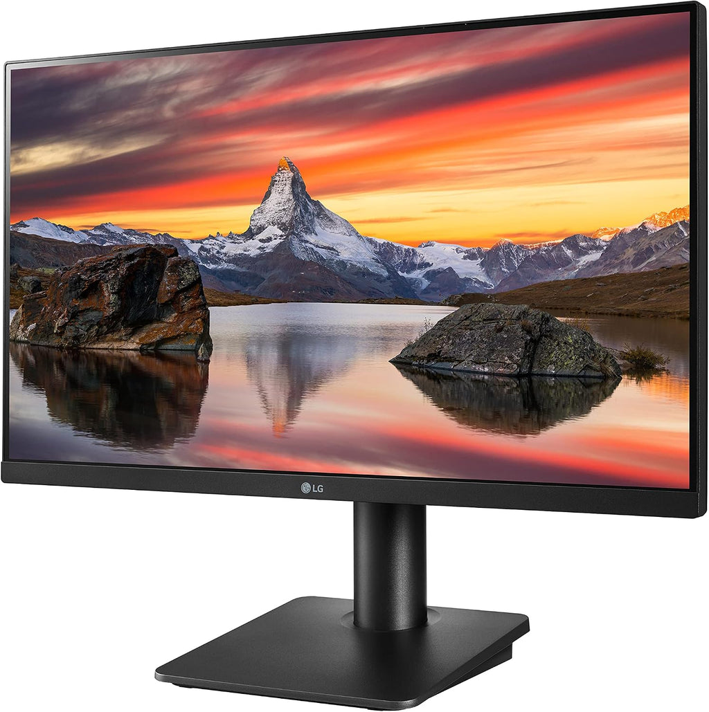 LG 24MP450-B Monitor 24' Full HD (1920 x 1080) IPS Display, 3-Side Virtually Borderless Design, AMD FreeSync, 5ms GtG Response Time, Reader Mode, OnScreen Control with Screen Split
