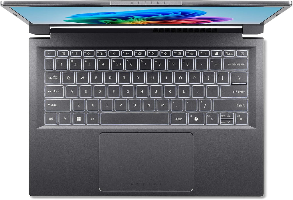 acer Aspire 14 AI Copilot+ PC | 14' WUXGA Display | Intel Core Ultra 5 Processor 226V | NPU: Up to 40 Tops - GPU: Up to 53 Tops | Intel ARC 130V | 16GB LPDDR5X | 512GB SSD | Wi-Fi 6E | A14-52M-51S1