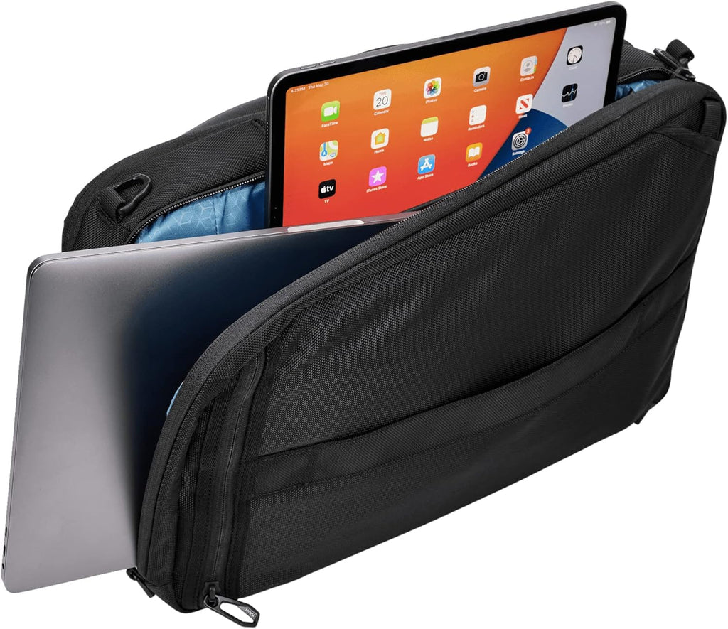 Thule Accent 17L Convertible Backpack - Fits 16' MacBook & 10.5' Tablet - Rigid Interior Pocket - Easily Switch Between Backpack and Briefcase - Quick Access to Internal Storage