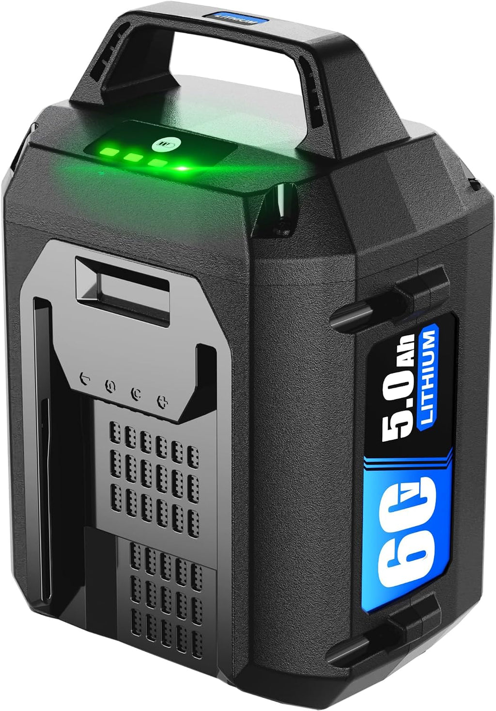 TenHutt 【Upgrade】 5.0Ah Replacement Battery for Toro 60V Battery for Toro Flex Force Battery Power System 60 Volt Max for Toro Snow Blower Shovel Lawn Mower...,with 4 LED On Board Power Meter