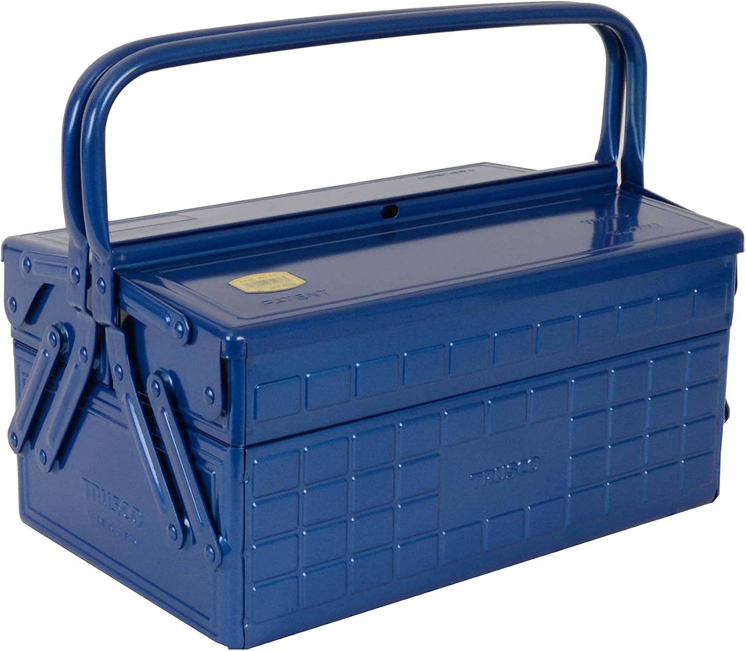 TRUSCO GT-350-B 3-Tier Tool Box, 13.8 x 8.7 x 13.4 inches (352 x 220 x 343 cm), Blue