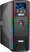 Tripp Lite Pure Sine Wave Gaming UPS Battery Backup, 1200VA 720W 120V, Detachable LCD, Automatic Voltage Regulation, USB, RGB LED Lights, 3-Year Warranty & $250K Insurance (SMART1200PSGLCD)
