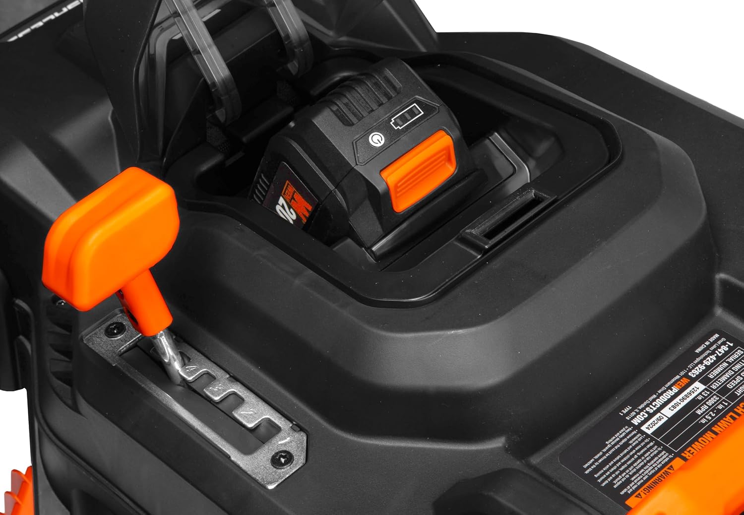 WEN 20V Max Cordless 15-Inch Lawn Mower and String Trimmer Combo Kit with 5Ah Battery and Charger (20VK2MLB)