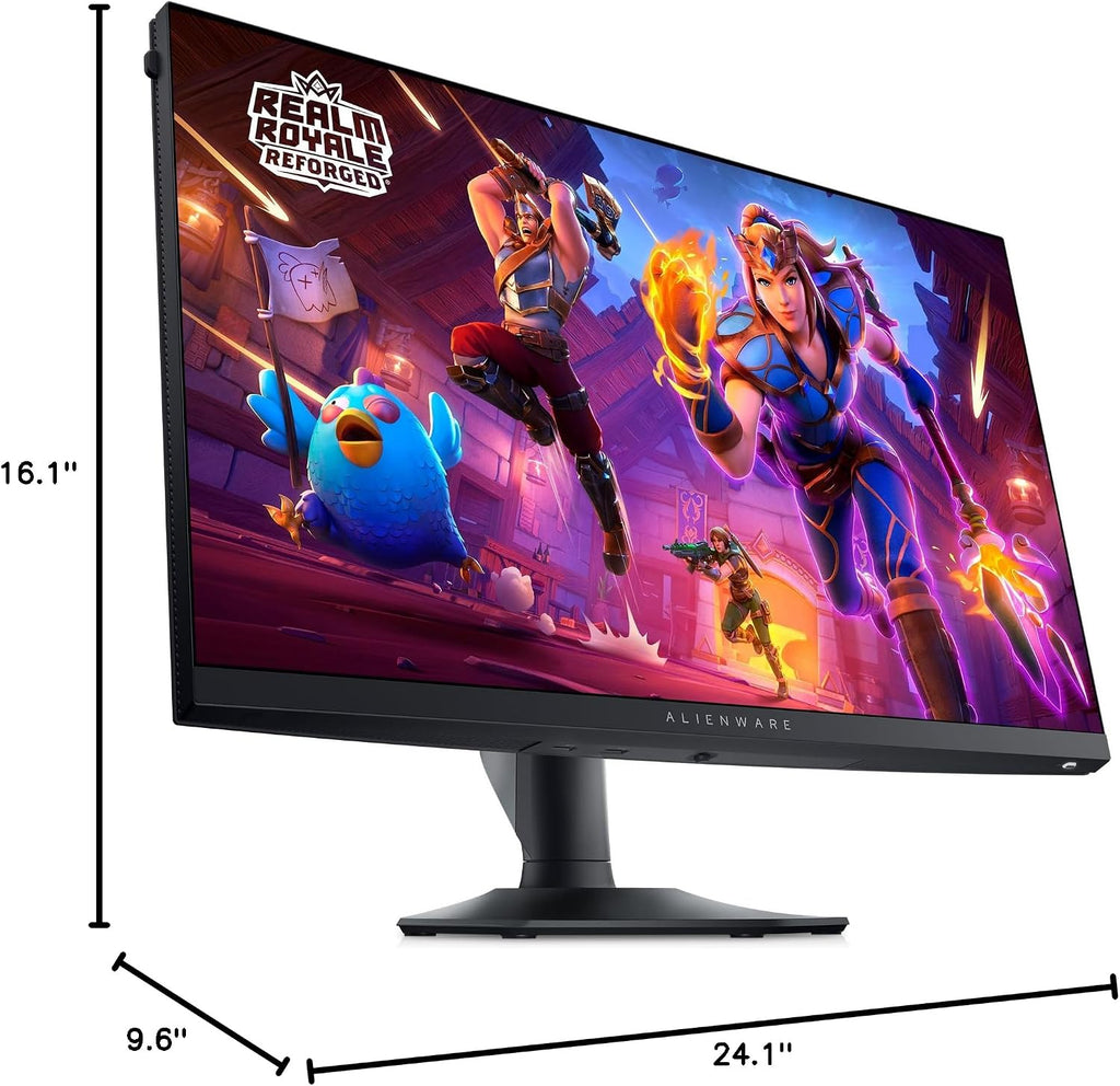 Alienware AW2724HF Gaming Monitor 27-in FHD 1920x1080 0.5Ms 360Hz Dislpay AMD Free-Sync Premium Technology HDMI/DisplayPort/USB 3.2 Connectivity Height/Pivot/Swivel/Tilt Adjustability Black (Renewed)