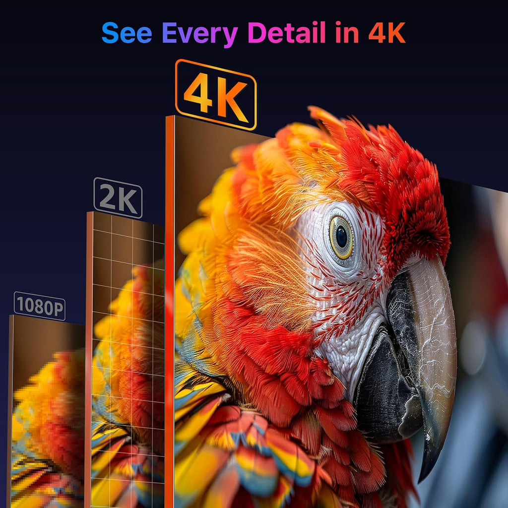 kksmart Portable Monitor 15.6 inch 4K UHD 145% sRGB 60Hz, Travel Monitor for Laptop MacBook Surface PC Xbox PS5, HDMI USB-C VESA Compatible Built-in Speaker