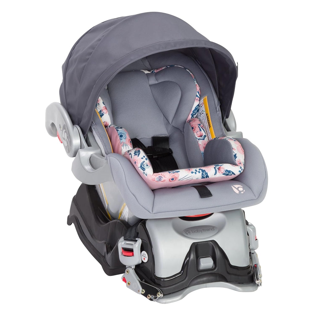 Baby Trend Sky View Plus Baby Stroller with EZ Flex-Loc Infant Car Seat, Adjustable Canopy, Storage Basket & Cup Holders, Bluebell - Lightweight & Foldable Travel System for Toddlers & Infants