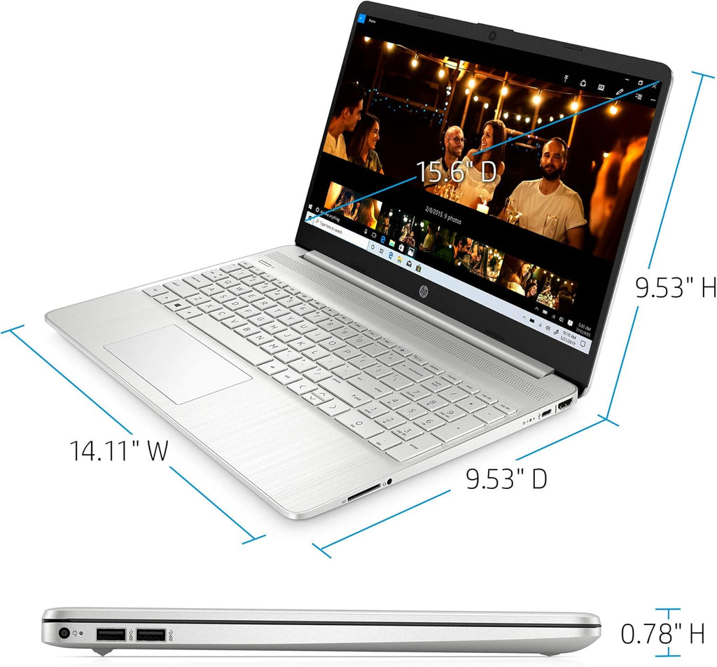 HP 15-inch Touchscreen Laptop, AMD Ryzen 3 3250U, 8 GB RAM, 256 GB SSD, Windows 10 Home in S Mode (15-ef1020nr, Natural Silver)