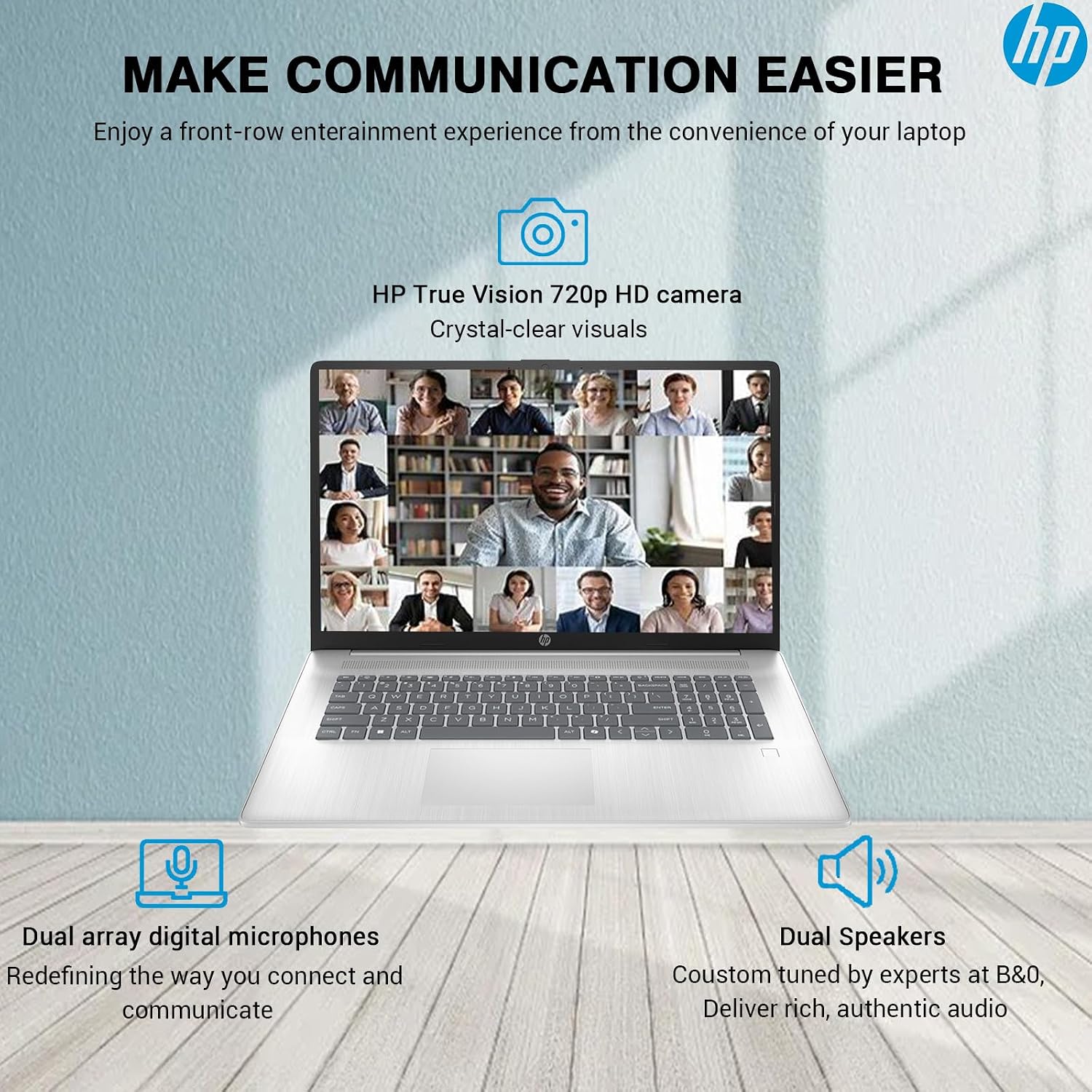 HP 17 Inch Laptop Touchscreen Computer, 17.3 HD+ Touch Screen Business Laptop PC, Intel 10-Core i7, Windows 11 Pro, Backlit Keyboard | Number Pad | Fingerprint | Wi-Fi 6 | 64GB RAM 2TB SSD | Sliver