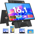 Laptop Screen Extender Portable Monitor, FHD 1200P 16.1' Detachable Monitor Extender for Laptop, Fit for 13-17' Laptops, Compatiable with Windows/Mac/Chrome/Android