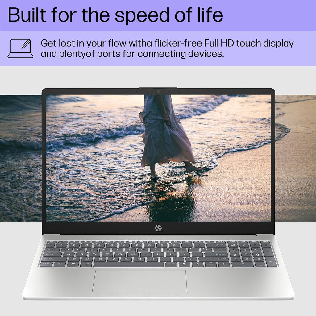 HP 15.6' FHD Touchscreen Business Laptop, Intel 10-Core i7-1355U(up to 5.0 GHz), 64 GB RAM, 4 TB SSD, Intel Iris Xe Graphics, Wi-Fi 6, HD Camera, HDMI, Fast Charge, Microsoft Copilot, Windows 11 Pro