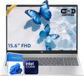HP Latest 15.6' FHD Business Laptop, Intel Dual Core Processor Series, 8GB RAM | 256GB PCIe SSD, Wi-Fi 6, Copilot AI, SD Card Reader, Win11 Pro with Office 365 for The Web, for Work&Study