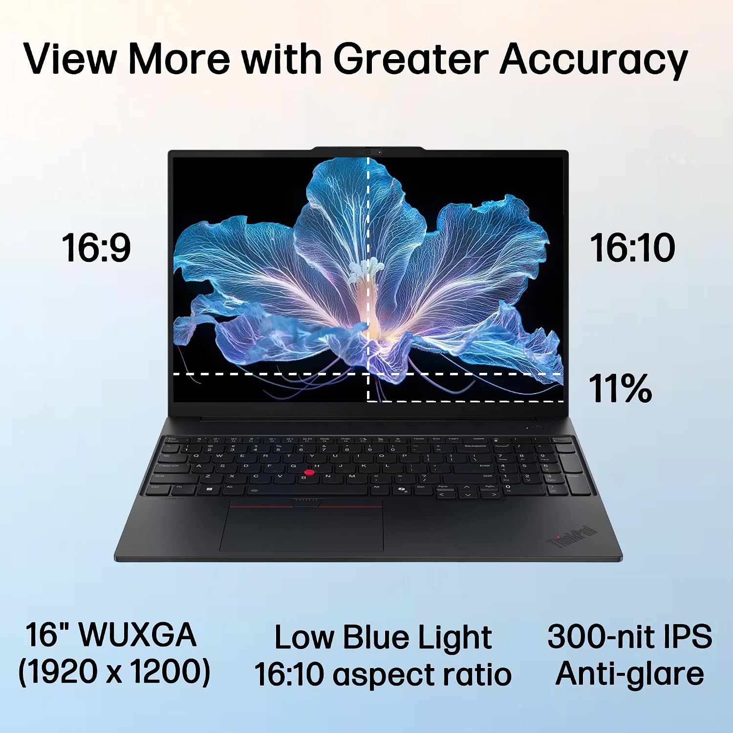 Lenovo ThinkPad E16 Gen 3 Laptop Computer for Office Business Daily use, Intel Ultra 7 255H, Arc 140T, 32GB DDR5 RAM, 1TB PCIe SSD, WiFi 6E, 16' FHD+, Webcam, Windows 11 Pro