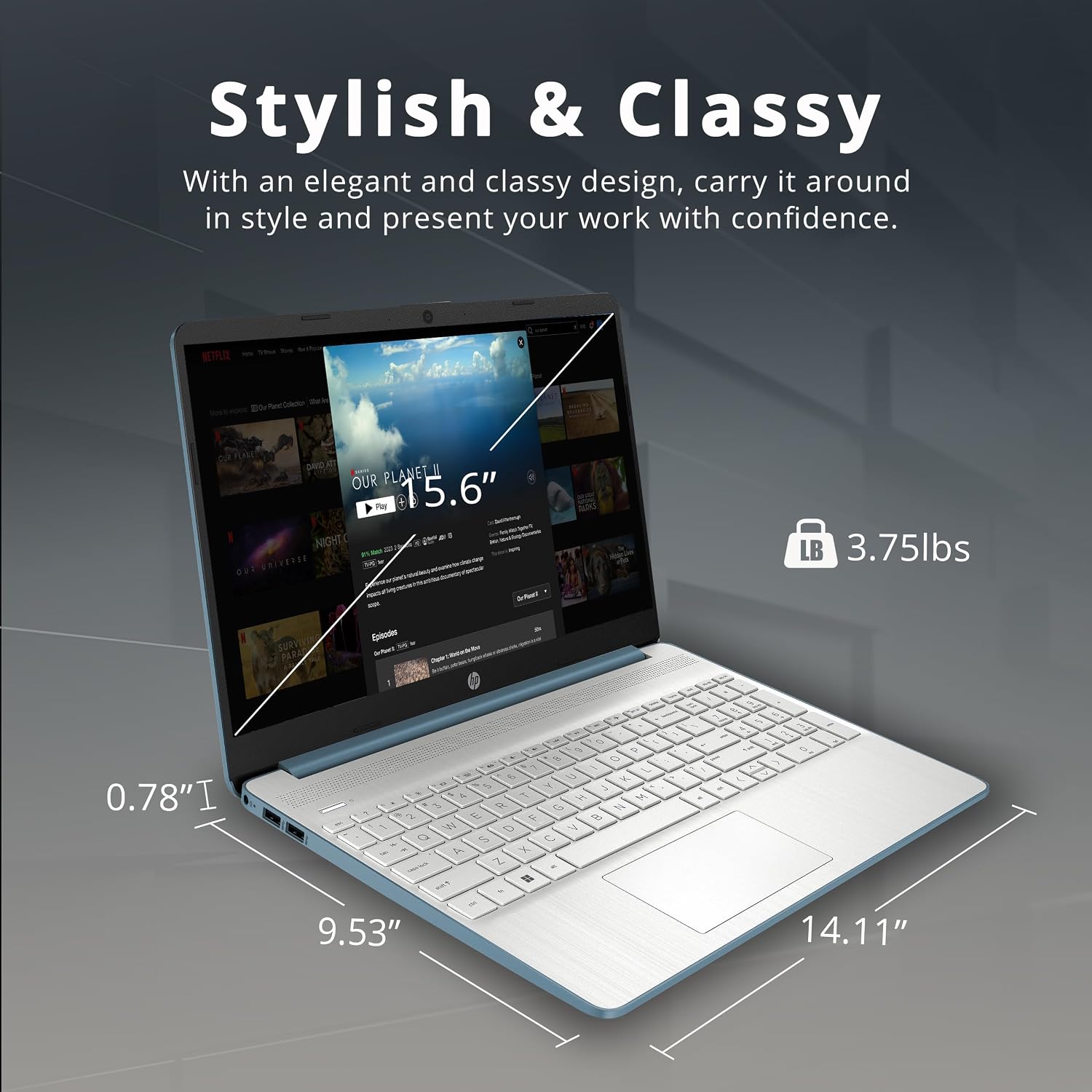 HP 15.6' FHD Laptop, AMD Ryzen 5-5500U, 32GB RAM, 2.16TB Storage (2TB SSD + 160GB Docking Station Set), AMD Radeon Graphics, Num Pad, Webcam, Bluetooth, Wi-Fi 5, Win 11 Pro, Blue