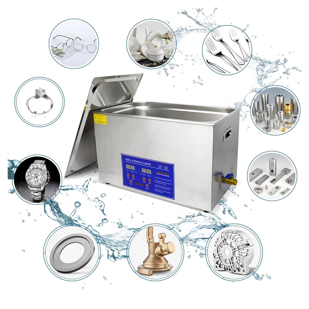 Ultrasonic Cleaners, 3L Ultra Cleaner with Digital Timer Heater Stainless Steel Ultrasound Washing Machine Ultra Home Appliances