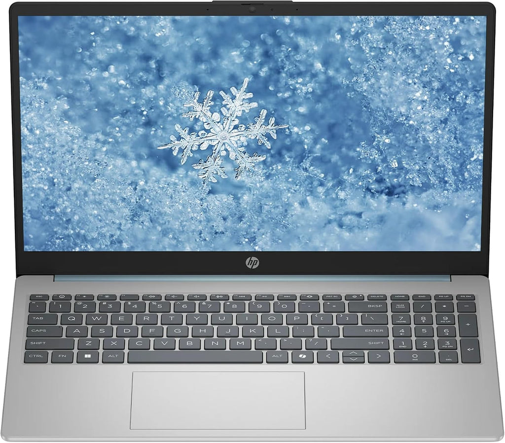 HP 15.6' FHD Touchscreen Business & Student Laptop, 16GB RAM 512GB SSD, 8-Cores Intel Core i3, Windows 11, PLUSERA Earphones, Moonlight Blue