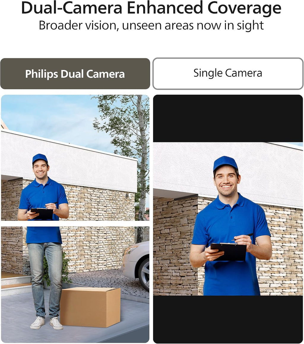 Philips Dual Camera Video Wireless DOORBELL