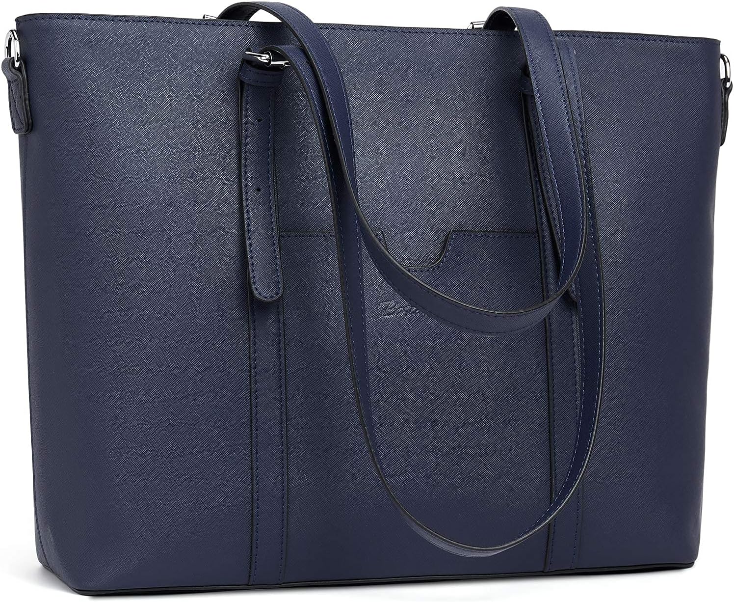 BOSTANTEN Leather Laptop Bag Work Tote for Women Shoulder Handbag Briefcase 15.6 inch Satchel Computer Bag
