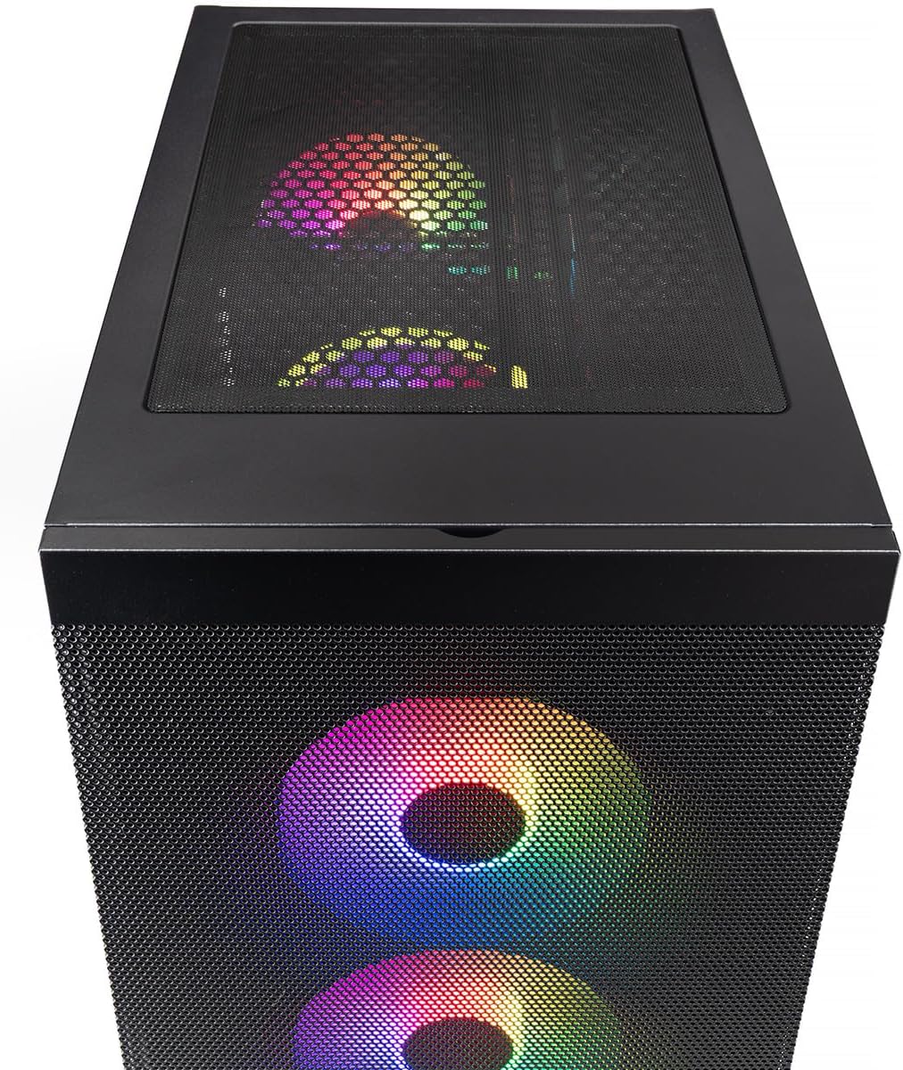 Skytech Gaming Nebula 2 Gaming PC, Intel i5 14400F 2.5GHz, NVIDIA RTX 5050 8GB, 1TB NVMe SSD, 16GB DDR5 RAM 5200, 650W Gold PSU, Wi-Fi, Win 11, Gaming Desktop