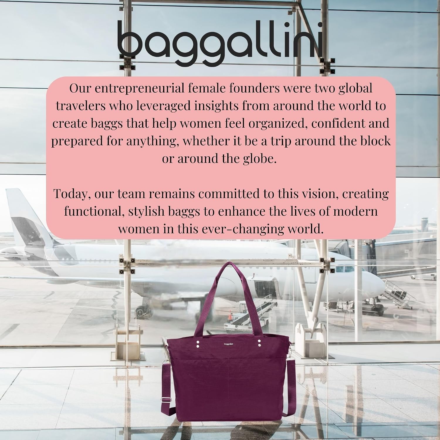 Baggallini Carryall Laptop Tote