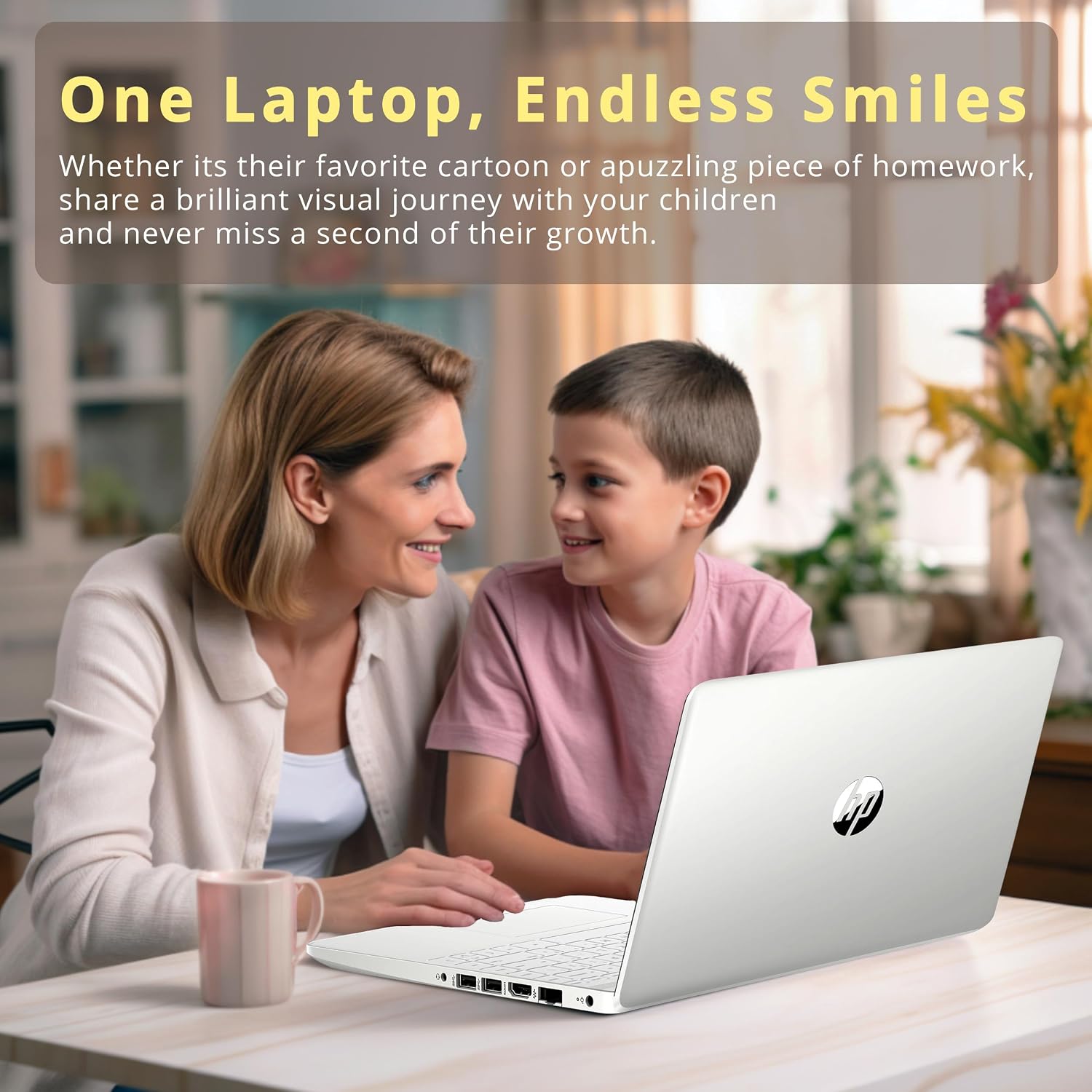 HP Stream 14' HD Laptop, Intel Celeron N4120, 4GB RAM, 64GB eMMC, Intel UHD Graphics 600, 1 Year Office 365, HD Camera, Wi-Fi 5, Bluetooth, Fast Charge, Windows 11 S, Silver, 32GB Hotface USB Card