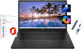 HP 17.3' HD+ Laptop, with Free Lifetime Microsoft Office 2024, Intel Core i5-1334U(Beat AMD Ryzen 5 7520U), 16GB RAM, 512GB SSD, Intel Iris Xe Graphics, Windows 11 Pro, Jet Black, with USB Hub
