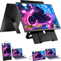 Ygretyrjh 16.1' Laptop Screen Extender, 1200P FHD Portable Monitor for Laptop, 360° Rotating, Plug & Play, Detachable Stand, Height Adjustable, Seamless Frame, Travel Monitor for Mac/OS/Win/Chrome/Dex