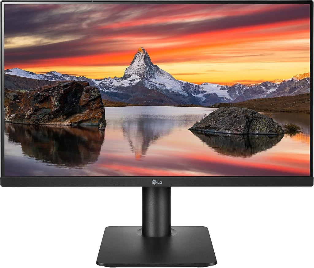 LG 24MP450-B Monitor 24' Full HD (1920 x 1080) IPS Display, 3-Side Virtually Borderless Design, AMD FreeSync, 5ms GtG Response Time, Reader Mode, OnScreen Control with Screen Split