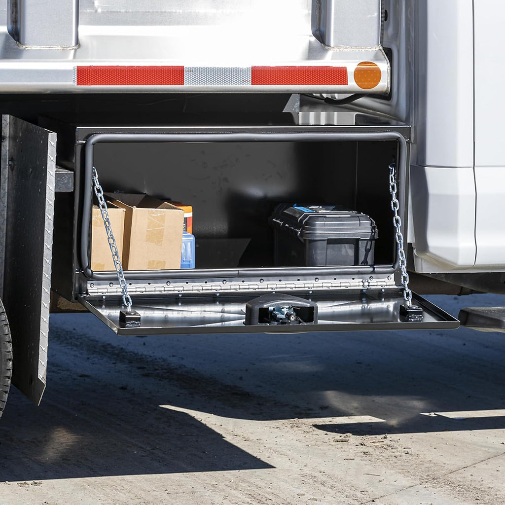 Buyers Products 1752805 Black Pro Series Steel Underbody Truck Box, 18x18x36 Inch, Durable Tool Box For Vehicle Storage and Organization