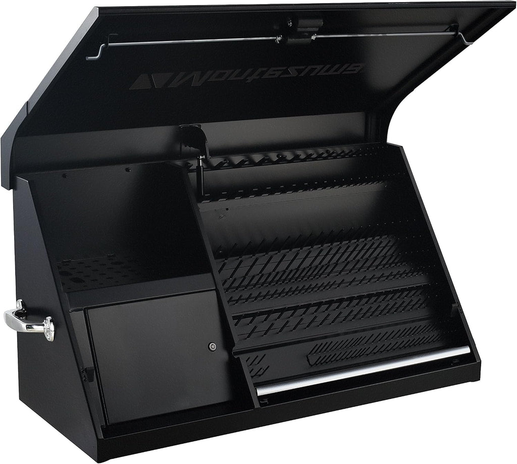 Montezuma 41' x 18' Heavy Duty Steel Triangle Toolbox (steel, flat black)