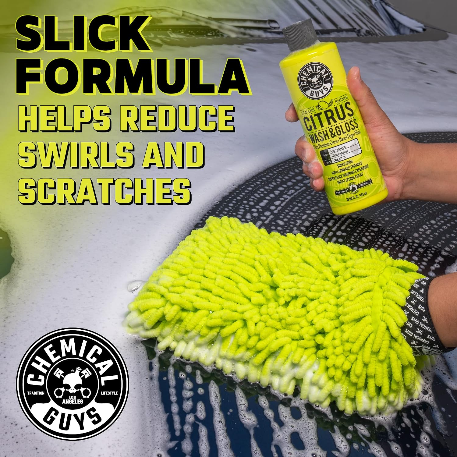 Chemical Guys Best Car Wash Bucket Kit for Two-Bucket Method with Soap, Wash Mitts, Towels, and Dirt Trap - 11 Item Kit - 11 Piece Weekly Wash Kit with Bucket, Mitts, and Dirt Trap