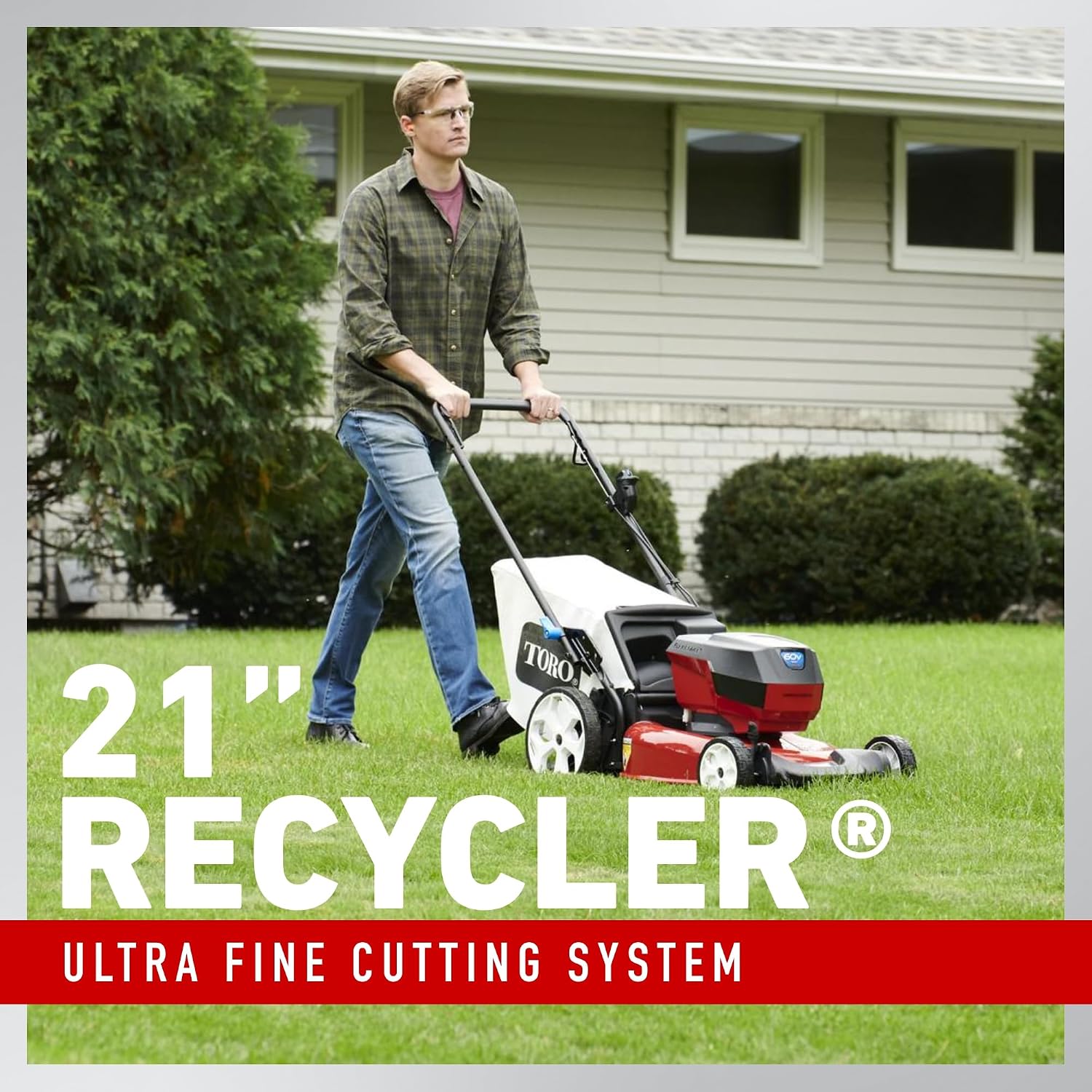 Recycler SmartStow 21 in. 60-Volt Max Lithium-Ion Cordless Battery Walk Behind Mower RWD (Tool-Only)