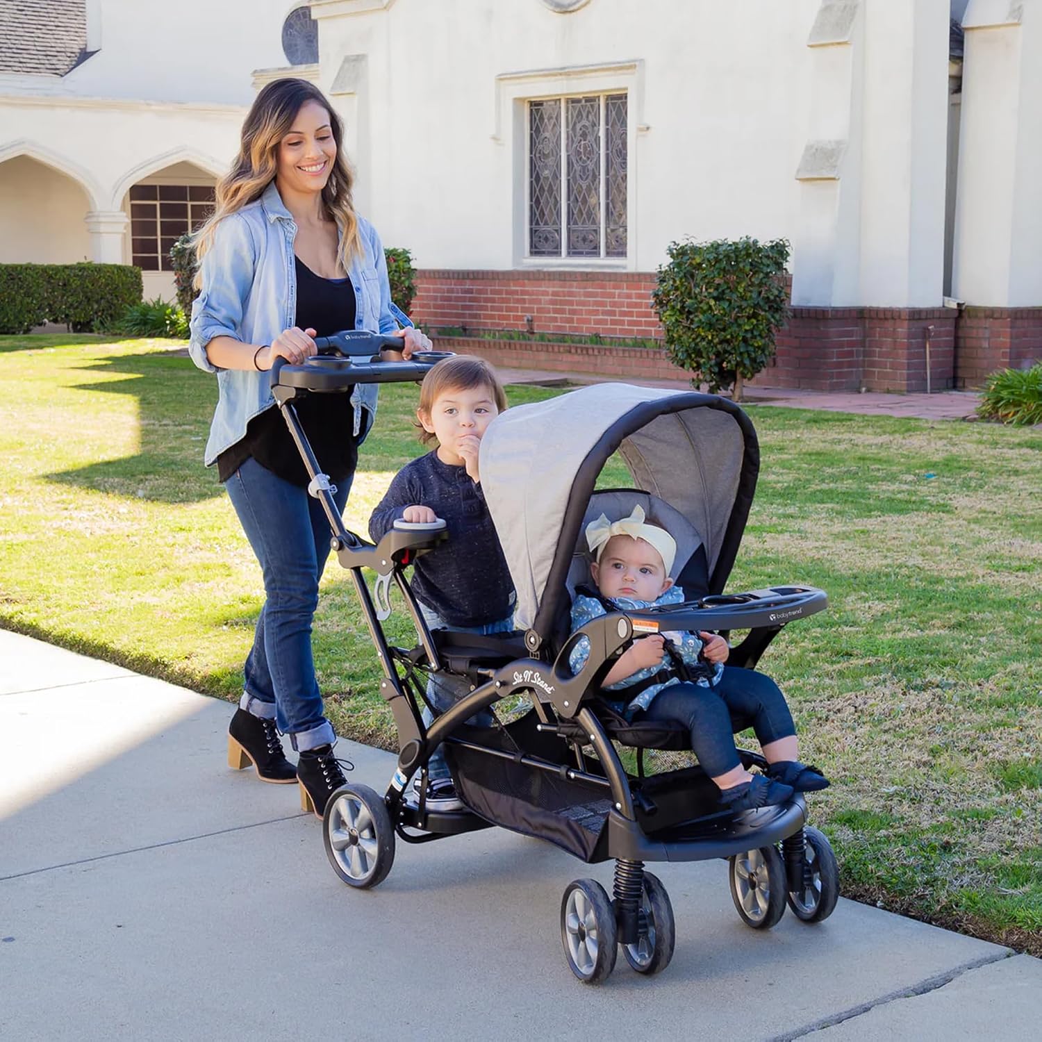 Baby Trend Sit N' Stand® Ultra Stroller, Morning Mist