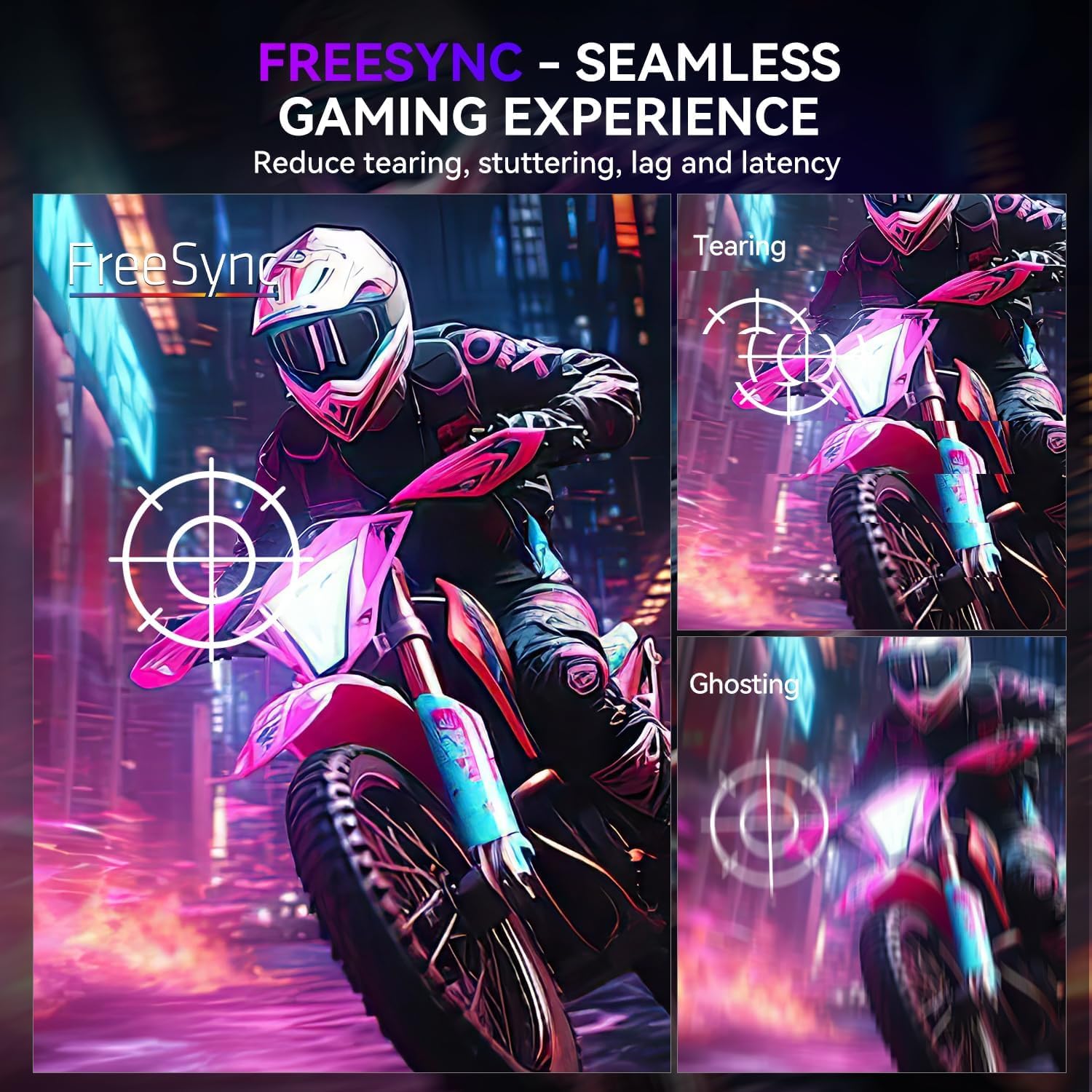 UPERFECT 24.5' Portable Monitor 240Hz Gaming Monitor 2000:1 Contrast FreeSync 0.1ms Fast IPS Large Screen, Built-in 180° Adjustable Stand/VESA, USB-C HDMI Second Screen for Laptop, Phone, Game Console