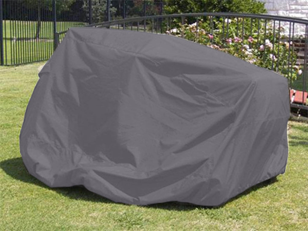 Covermates Elite Zero‑Turn and Riding Lawn Mower Cover – Heavy‑Duty Polyester All‑Weather Outdoor Protection Water‑Resistant, Drawcord, & Breathable Vent, 54W x 66D x 45H, Charcoal