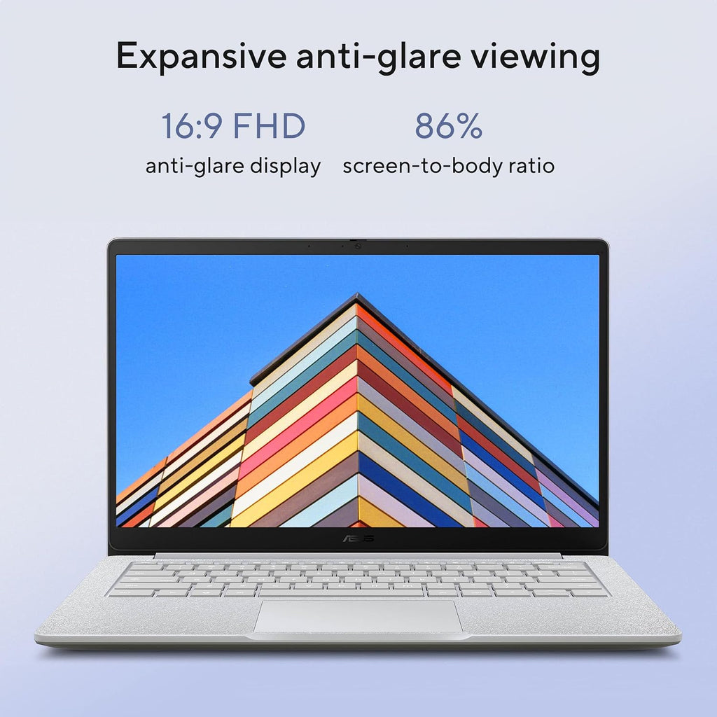 ASUS Chromebook CX1 Laptop (14' FHD Touchscreen, Intel Celeron, 8GB RAM, 256GB Storage (128GB eMMC+128GB SD Card)) Home & Student, Spill-Resistant, Military Grade, Wi-Fi, IST HUB, Chrome OS, CX1405CKA
