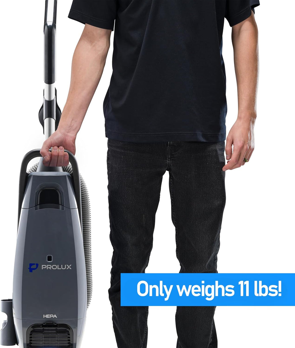 Prolux Phantom Bagged Upright Sealed HEPA Pet Vacuum Cleaner for Home