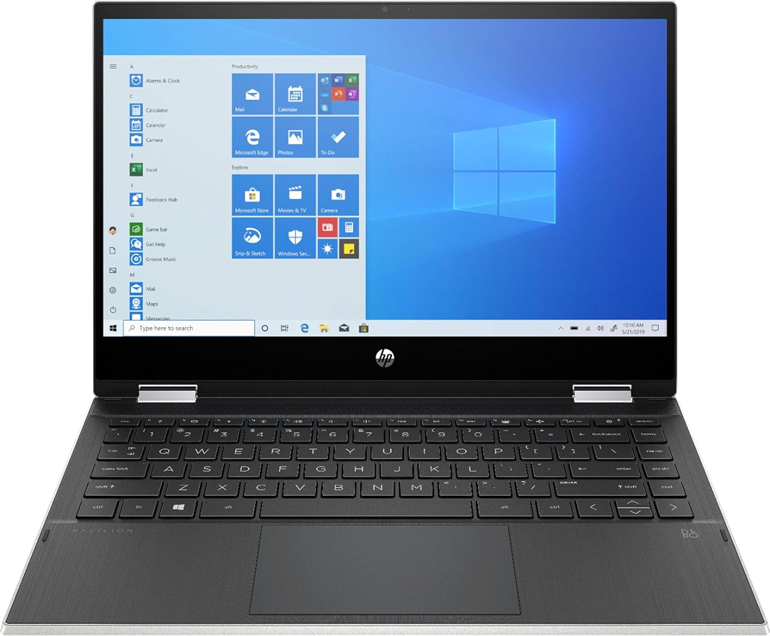 HP 2020 Pavilion X360 2-in-1 Convertible 14' HD Touch-Screen Laptop, 10th Gen Intel Core i3-1005G1, 8GB Ram, 128GB Ssd, WiFi, Webcam, Win 10 S