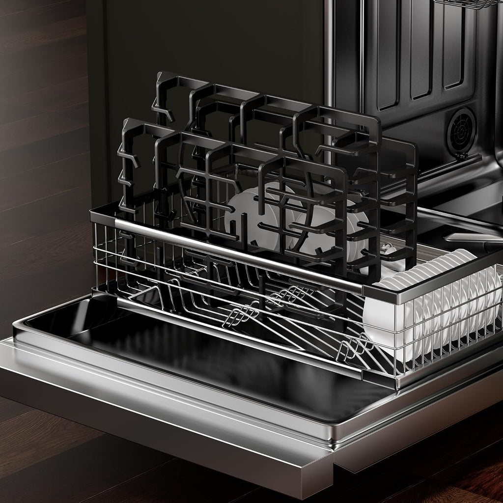 Empava 30 in. Gas Stove Cooktop 5 Italy Sabaf Sealed Burners NG/LPG Convertible in Black Tempered Glass