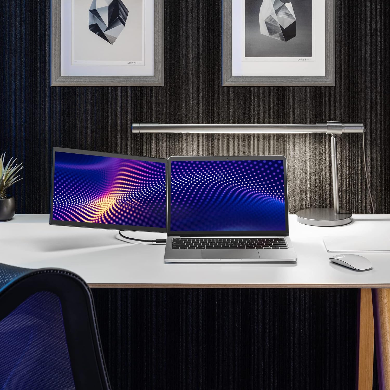 SideTrak Swivel Pro 13.3' Ultra Slim Attachable Portable Monitor, FHD IPS 1080p Laptop Screens with Kickstand + Unique Patented Swivel Hinge, for Mac, PC, and Chromebook, USB-C® Port Connection