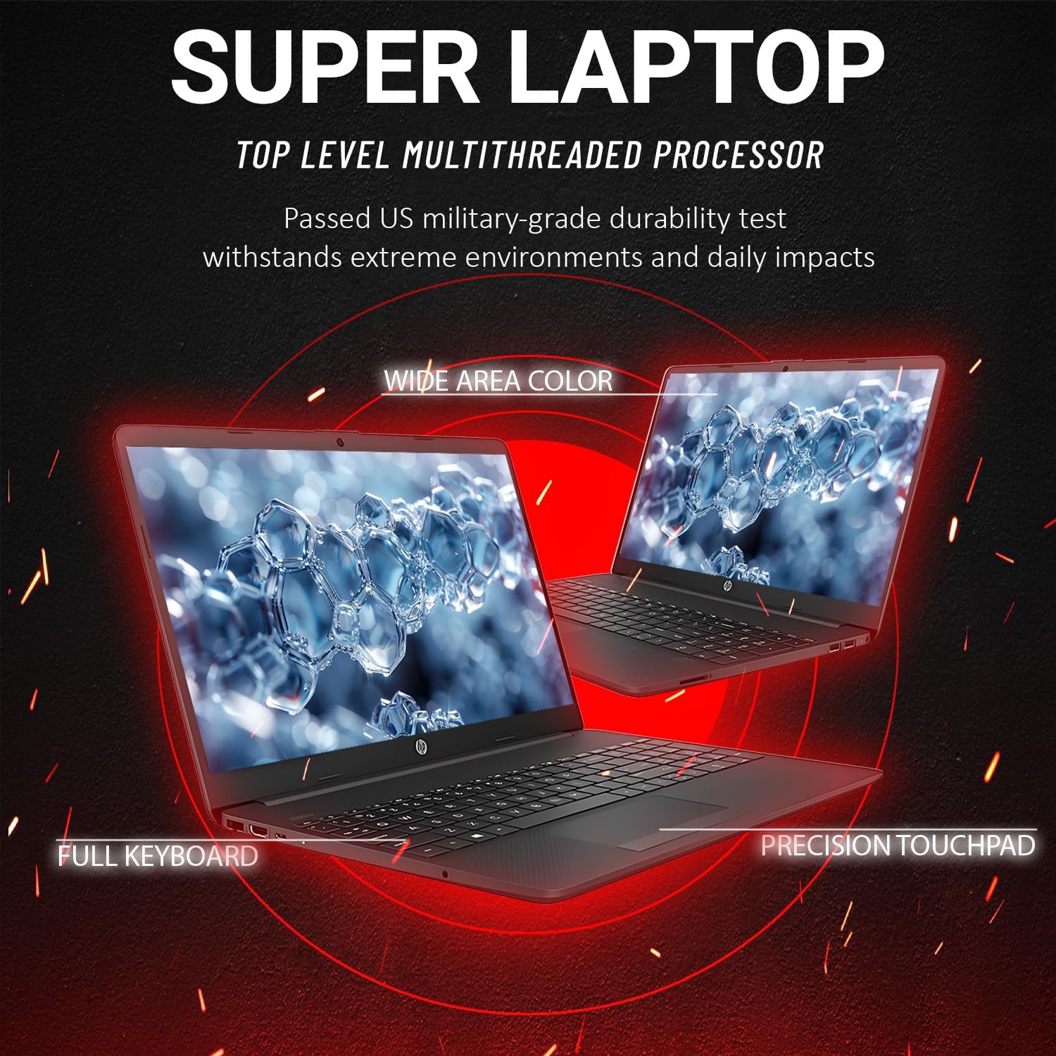 HP 2025 Latest Laptop for Work & Home, AMD Ryzen 5 5500U Powerful Processor (Outperforms i7-1165G7), 15.6' FHD LED Display, 16GB RAM, 1TB SSD, Ethernet RJ-45, Wi-Fi 6, Windows 11 Pro, WOWPC USB