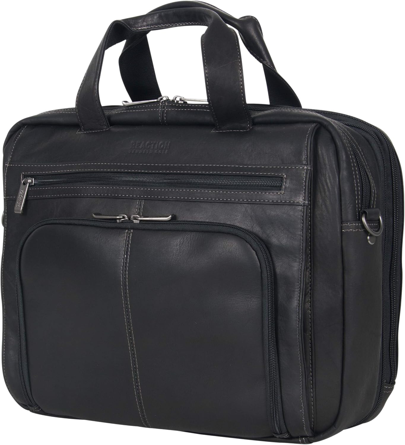 Kenneth Cole REACTION 'Out of the Bag' Manhattan Colombian Leather 15.6' Laptop Briefcase Travel Business Case Bag