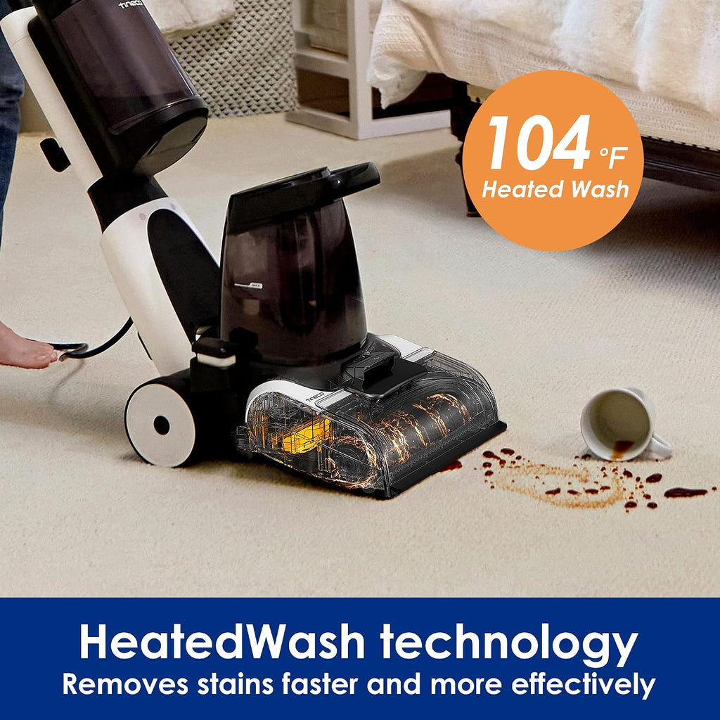 Tineco CARPET ONE Smart Carpet Cleaner Machine, Lightweight Carpet Shampooer and Portable Upholstery Cleaner with LED Display, Pet Carpet Cleaner with Spot Cleaner