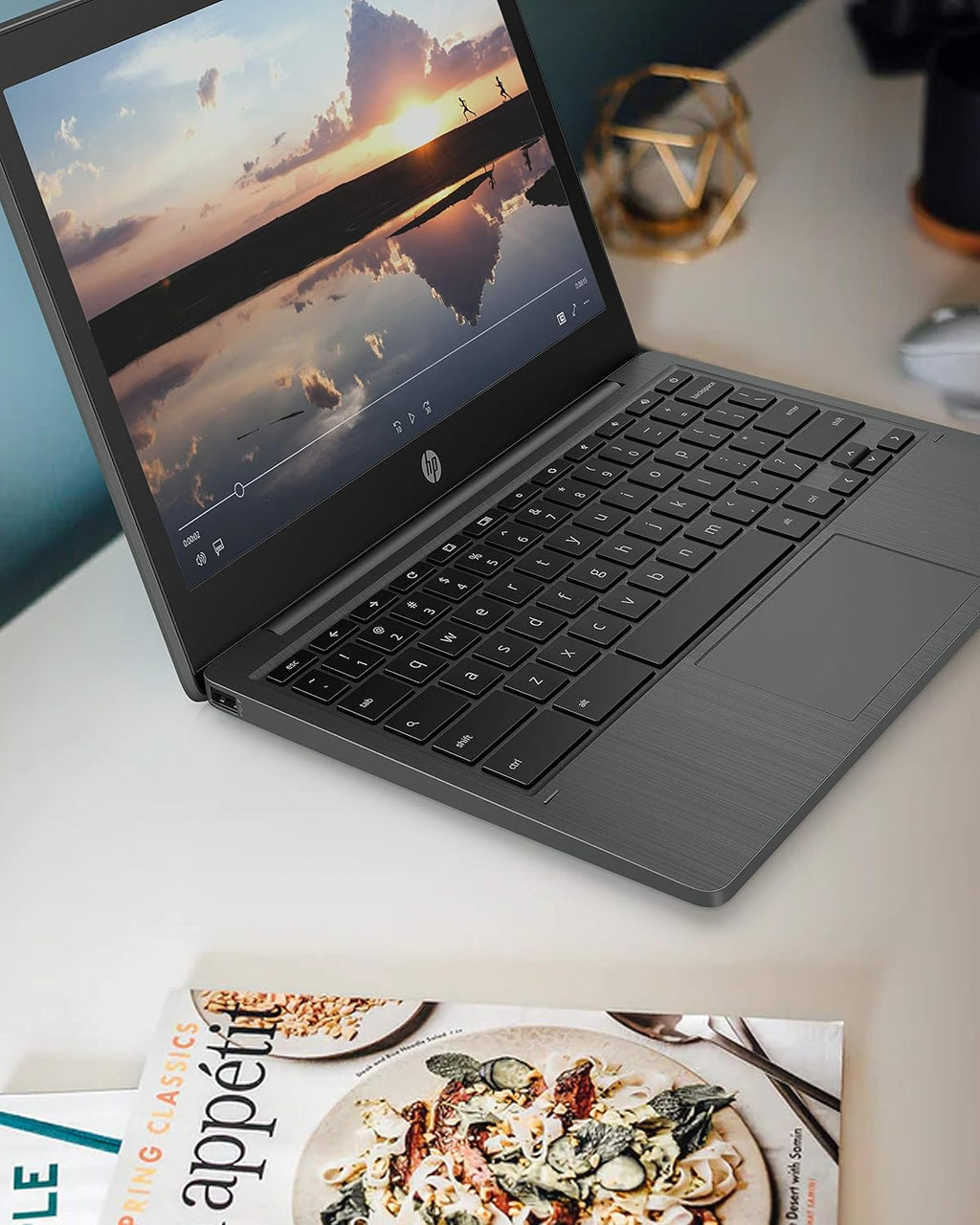 HP Chromebook 11-inch Laptop - MediaTek - MT8183 - 4 GB RAM - 32 GB eMMC Storage - 11.6-inch HD Display - with Chrome OS™ - (11a-na0010nr, 2020 model)