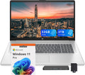 HP 17.3' FHD Business Laptop, Intel i7-1355U, 32GB RAM, 3TB Storage (2TB SSD+1TB Docking Station Set), Intel Iris Xe Graphics, Full-Size Keyboard, Copilot, Wi-Fi 6, Webcam, Windows 11 Pro, Silver