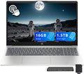 HP 15.6' FHD Touchscreen Laptop, Intel i5-1334U, 16GB DDR4 RAM, 1.5TB Storage (512GB SSD+1TB Docking Station Set), Intel Graphics, Copilot AI, Numeric Keypad, Webcam, Wi-Fi 6, Win 11, Silver