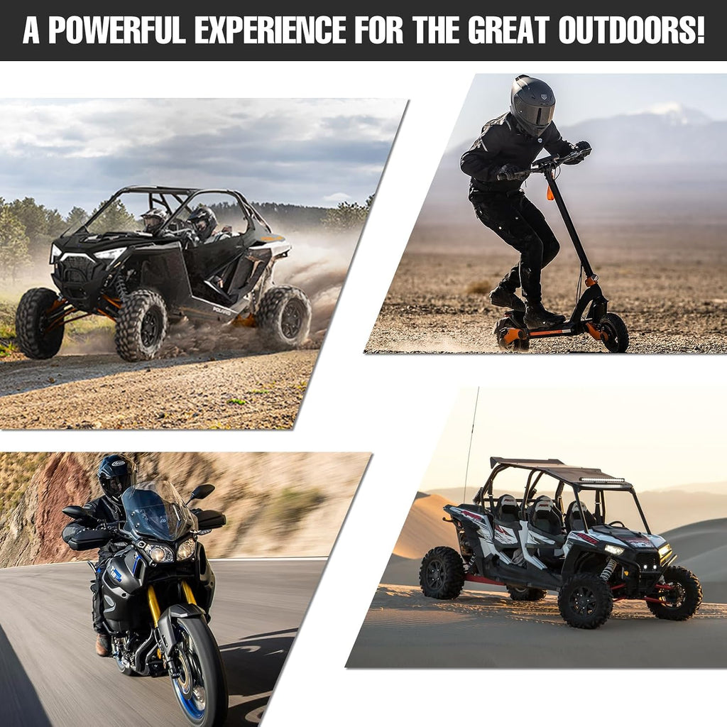 Lithium YTX20L-BS, 800A LiFePO4 Motorcycle Battery, 12V 10AH ATV, UTV, Jet Ski, 4 Wheeler,Snowmobile,Tractor,Generator and Riding Lawn Mower Battery