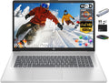 HP 17 Pavilion Laptop 2025, 17.3' FHD IPS Display, 6-Core AMD Ryzen 5 Processor, 16GB RAM, 1.5TB Storage (1TB SSD + 500GB Ext), Copilot AI Lifetime Office, Long Battery, MarxsolAccessory, Win 11 Pro